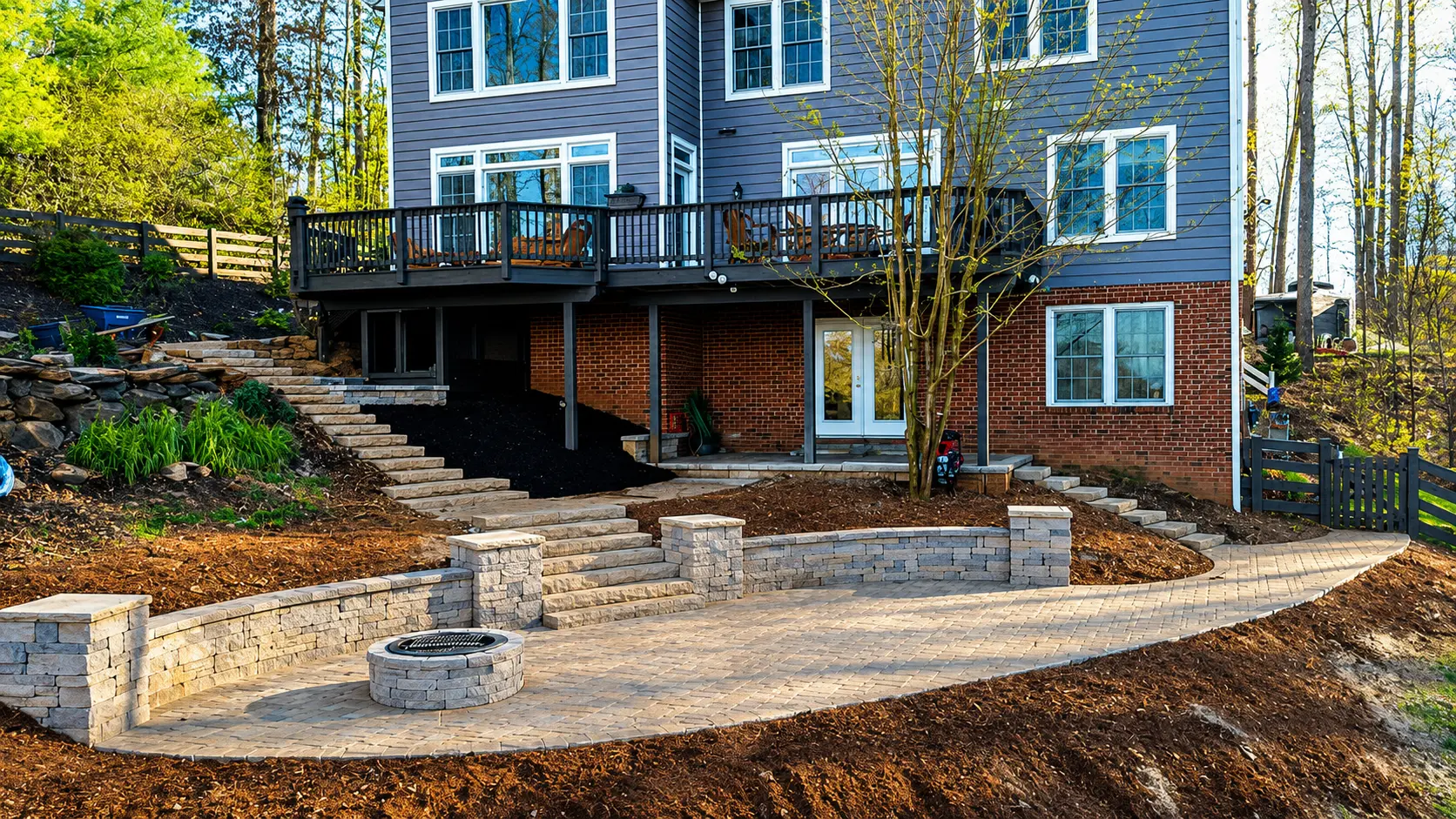 Paver Patio & Fire Pit