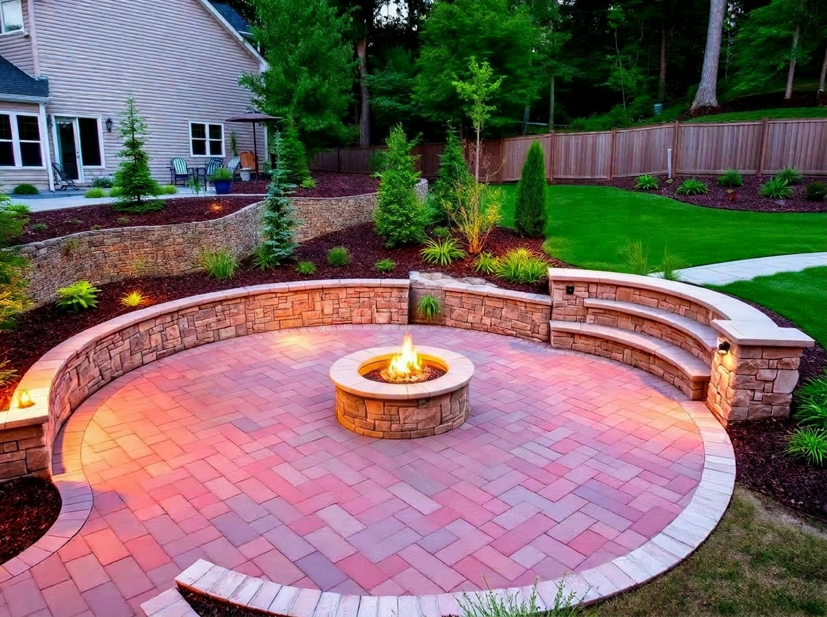 Paver Patio & Fire Pit
